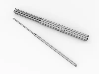 Sparkler Firework 3D model