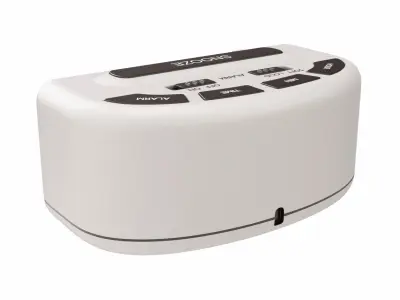 Acctim Excelsior Blue LED Mains Electric Bold Bedside Alarm Cloc 3D model