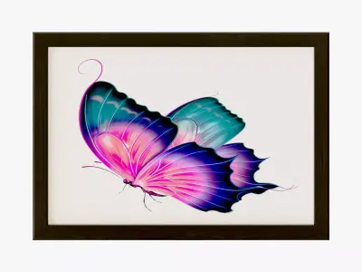 Wall Painting Low-poly 3D model purchase