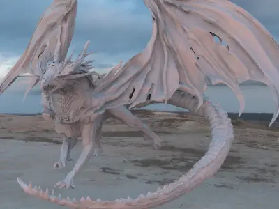 Dragon new full body 3D model