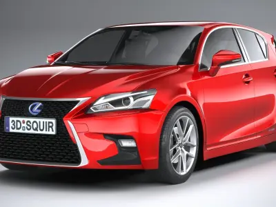 Lexus CT 200h regular 2020 3D model