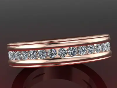 STONE RING 3D print model 3