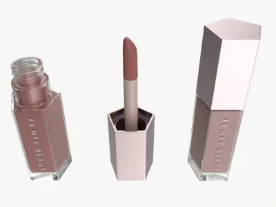 Fenty Beauty Gloss Bomb Heat Universal lip luminizer 3D model