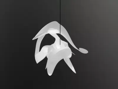 Futuristic chandelier for modern homes Free 3D model