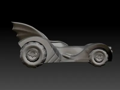 Batmobile 1 12 Scale Model 3D print model