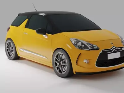 Citroen Ds3 Car 3D Model 3D model