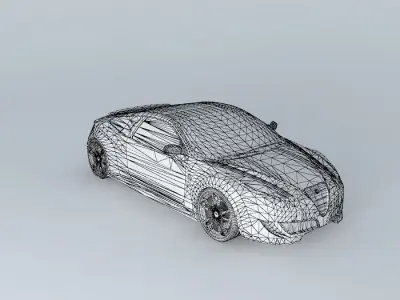 Alfa Romeo GZ Coupé Concept  Free 3D model