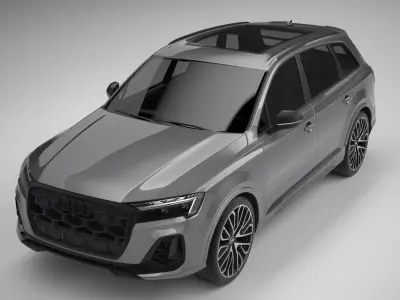 Audi SQ7 2024 3D model