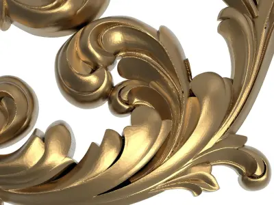  decorative pattern ready for 3D printing 3D model 15