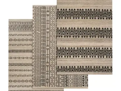 Rug Set 1269 3D model