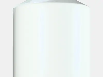 LATTNAD Unscented block candle Low-poly 3D model