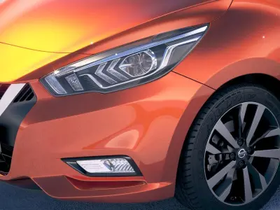 Nissan Micra 2017 3D model