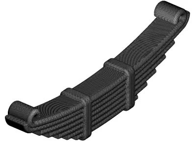 Truck Leaf Spring 3D print model
