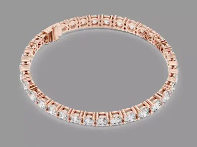 Diamond Bracelet  3D print model