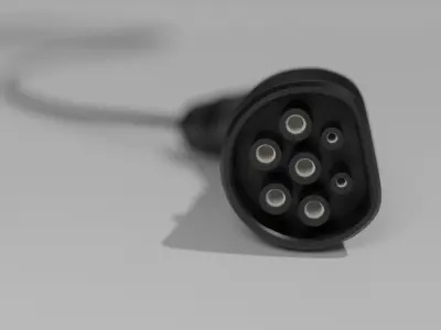 Electric Car Charger 3D model