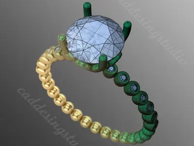 Ring iz67 3D print model