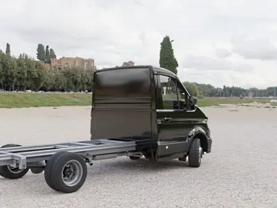 MAN TGE  Low Roof Single Cab 3D model