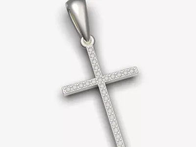 Two sided diamond cross  3D print model