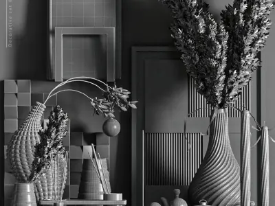 decorative set 025 3D model