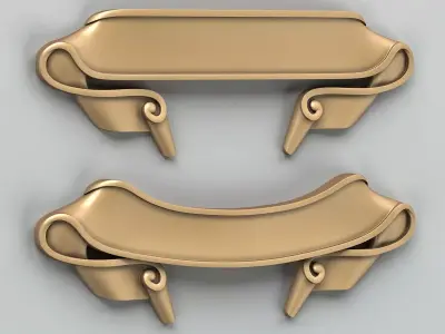 Decorative Ribbon 006 3D model