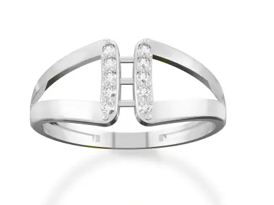Diamond Ring Free 3D print model 2