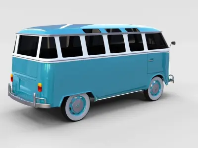 VW Bus Mk 1 rev 3D model