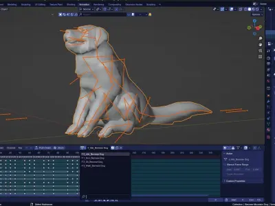 Stylized Dogs - Bundle Edition Low-poly 3D model