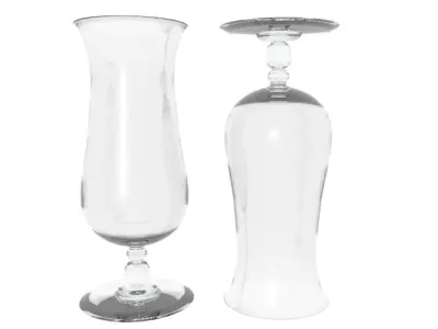 Cocktail glasses Party alcohol bar drink set collection dinosaur 3D model