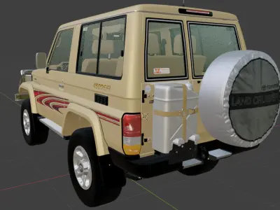 Toyota Land Cruiser 70 3D model