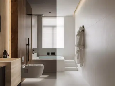 modern bathroom interior scenes 20 3D model
