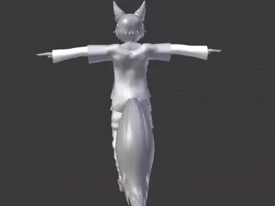 White 3D model