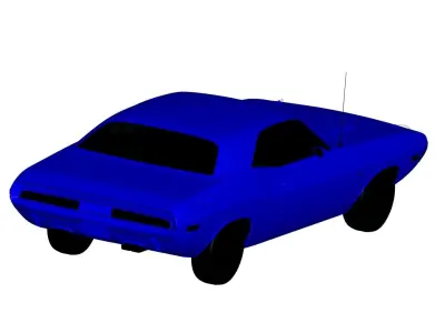 Dodge Challenger 1969 3D model