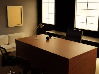 2000s modern office 3D model