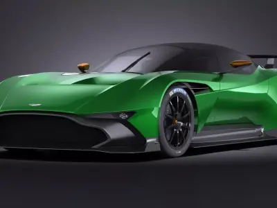 Aston Martin Vulcan 2016 VRAY 3D model