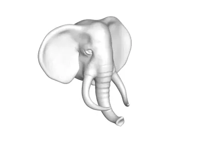 Elephant Head 3D model
