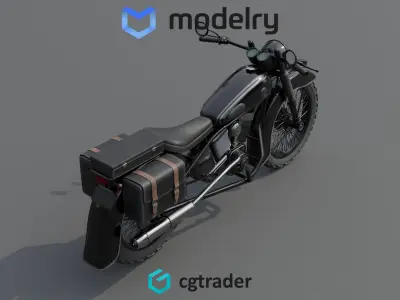 Sport Touring Motorcycle 3D model