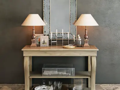 Flamant decorative set 003 3D model