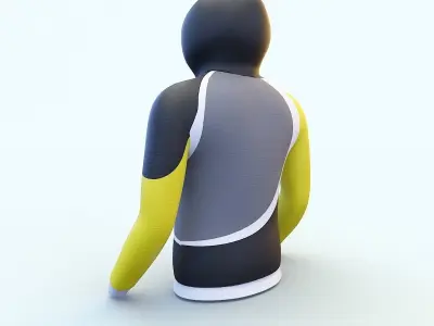 Sport hoddy 3D model