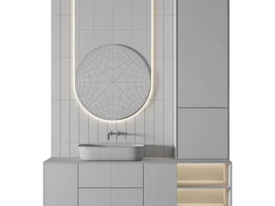 Luxury Bathroom 214 3D model