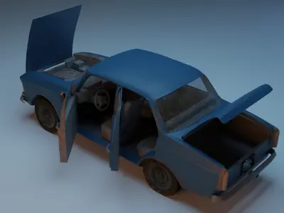 Moskvich 3D model