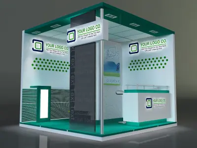Booth Exhibition Stand a648c  3D model