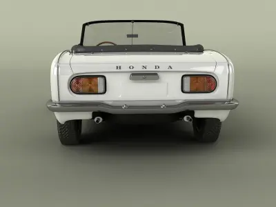 Honda S800 Roadster 3D model