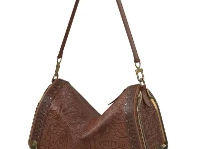 Louis Vuitton Horseshoe Speedy 30 Bag Low-poly 3D model