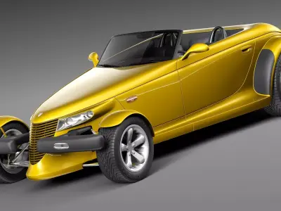 Plymouth Prowler stock 1997-2002 3D model