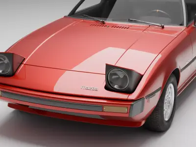 Mazda RX-7 MK1 1978 3D model