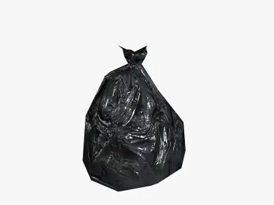 Garbage Bags Low-poly 3D model