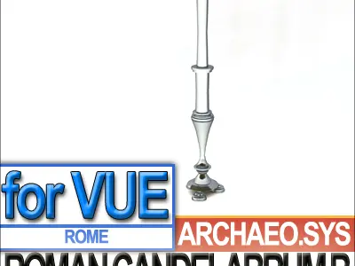 Ancient Roman Candelabrum B 3D model