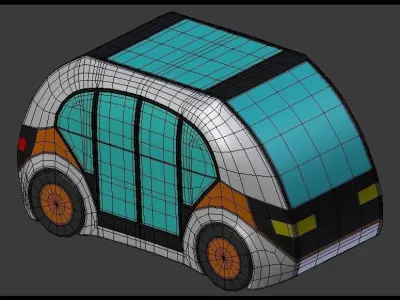 Future car II 3D model