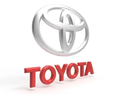 Toyota Logo 3D 3D model
