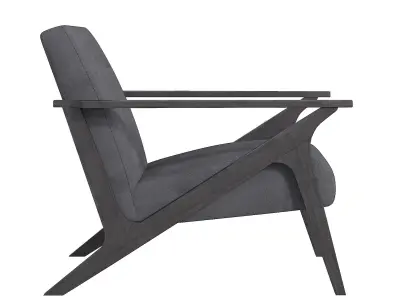 Modern 3D Chair  Low-poly 3D model